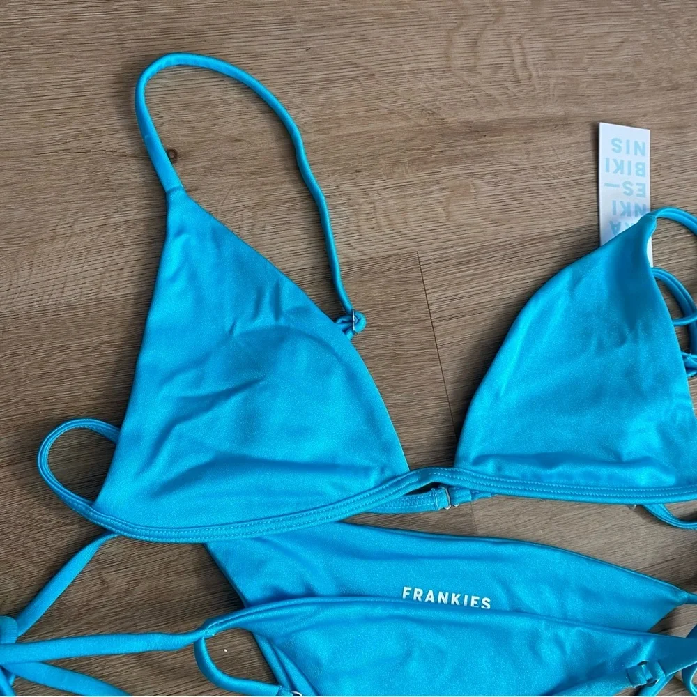 FRANKIES BIKINIS Chase Triangle Bikini Top & Bottoms SET
